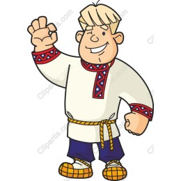 Cheerful Traditional Character