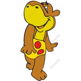 Cheerful Cartoon Bear
