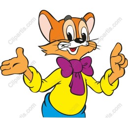 Charming Cartoon Cat