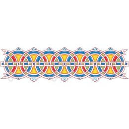 Vibrant Interlinked Circle Pattern