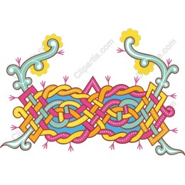Vibrant Decorative Knot