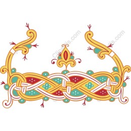 Vibrant Intricate Ornament