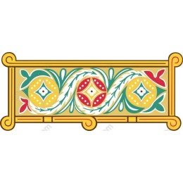 Colorful Floral Border