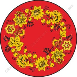 Vibrant Floral Wreath