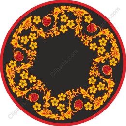 Elegant Floral Circle