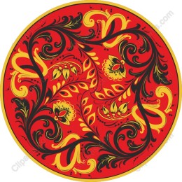 Elegant Floral - Red and Black Motif