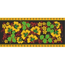 Vibrant Hibiscus and Cactus Floral