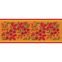 Vibrant Red Floral