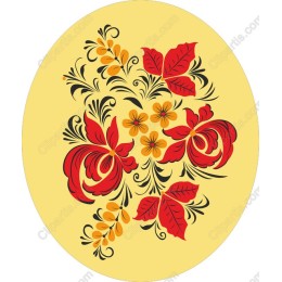Vibrant Floral - Red and Yellow