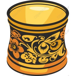 Decorative Floral Tankard