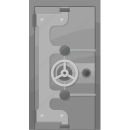 Premium of Secure Metal Safe Door