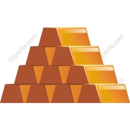 Gold Bars Pyramid