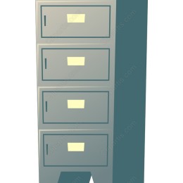 Classic Four-Drawer Filing Cabinet