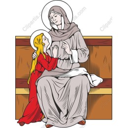 Serene Mother and Child