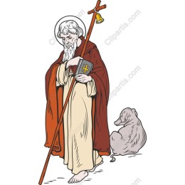 Wise Elder and Loyal Dog