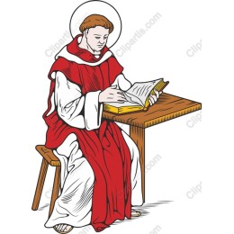 Scholarly Monk Reading