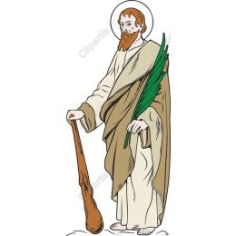 Saint with Palm Frond