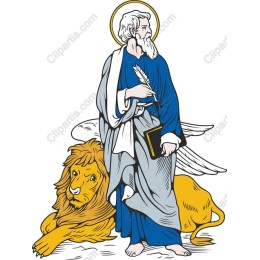 Majestic Saint and Lion
