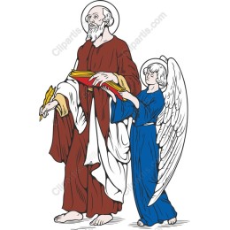 Divine Guidance: Saint and Angel