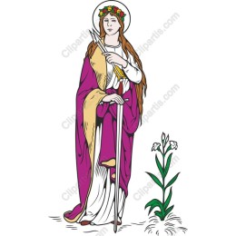 Elegant Saint Woman