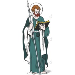 Wise Figure with Book