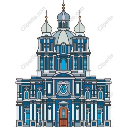 Ornate Blue Architectural