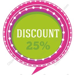 25% Discount Badge