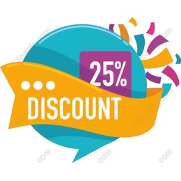 25% Discount Promotional