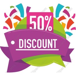 Vibrant 50% Discount