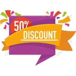 50% Discount Promotional