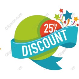 25% Discount Promotional