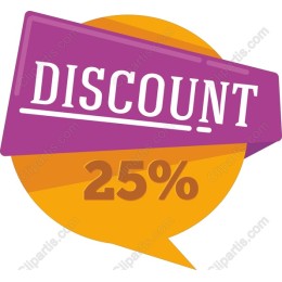 25% Discount Badge