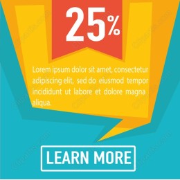 25% Discount Promotional