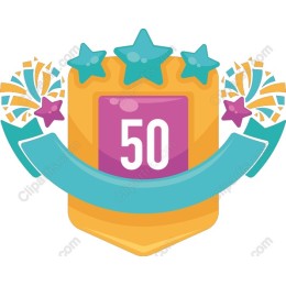 50th Celebration Badge