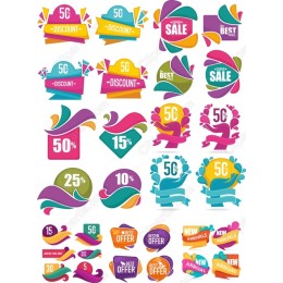 Vibrant Sale and Discount Set