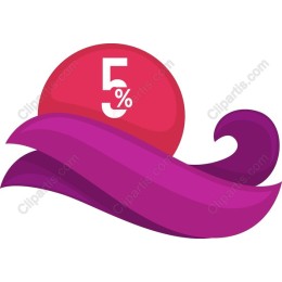 5% Discount Ribbon