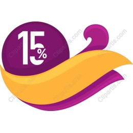 15% Discount Badge