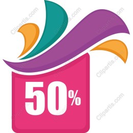 50% Discount Tag