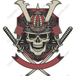 Samurai Skull - Edgy Warrior