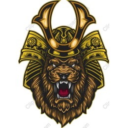 Samurai Lion Emblem