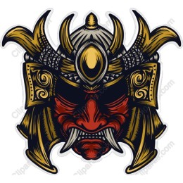 Fierce Samurai Mask