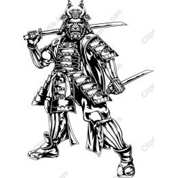 Fierce Samurai Warrior