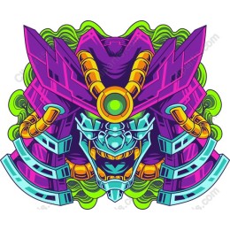 Vibrant Futuristic Creature
