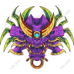 Fierce Samurai Mask