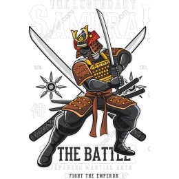 The Battle: Fierce Samurai Warrior