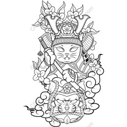Samurai Cat