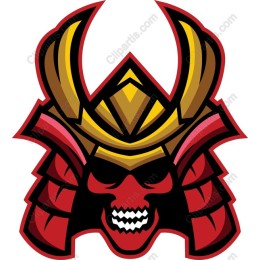 Fierce Samurai Skull