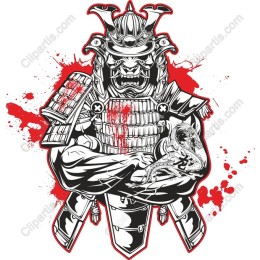Fierce Samurai Warrior
