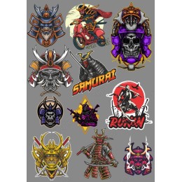 Samurai Clip Art Bundle