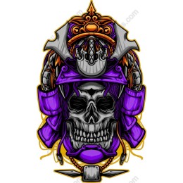 Samurai Skull - Edgy